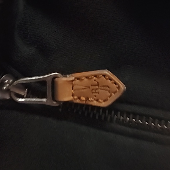 Black Polo Golf by Ralph Lauren 3/4 Zip-Up Sweater With Large White Horse - Picture 5 of 5